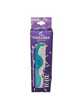Ioni Tweezers False Eyelash Extension - Turquoise Color - Lash Applicator Tool